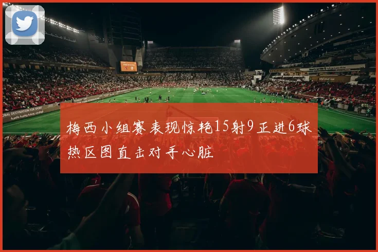 梅西小组赛表现惊艳15射9正进6球热区图直击对手心脏